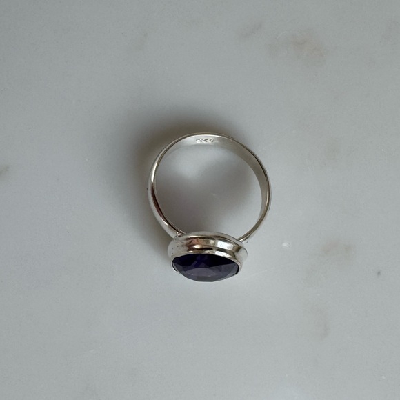 NWOT Sundance Amethyst Sky Ring, Amethyst, Sterling Silver - Picture 3 of 6